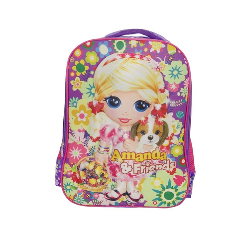 Mochila De Costas Amanda Friends Para Meninas 3d Vozz M2188