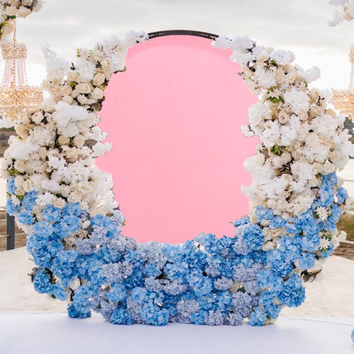 Funda Redonda Para Telón De Fondo, Soporte En Forma De Arco