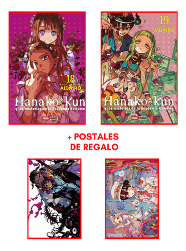 Combo Hanako Kun 18 Y 19 + Postales - Manga - Panini