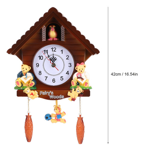 Reloj De Pared Con Forma De Cuco En Forma De Casa En Forma D