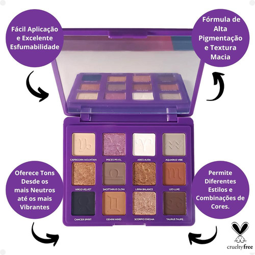 Ruby Rose Paleta De Sombras Astral Essence Hb-f2601