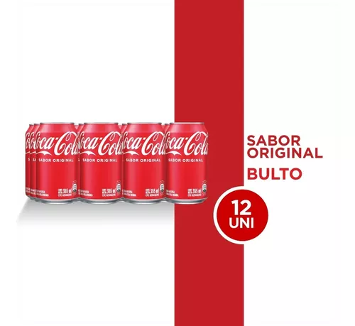 Gaseosa Coca Cola lata 355 ml.