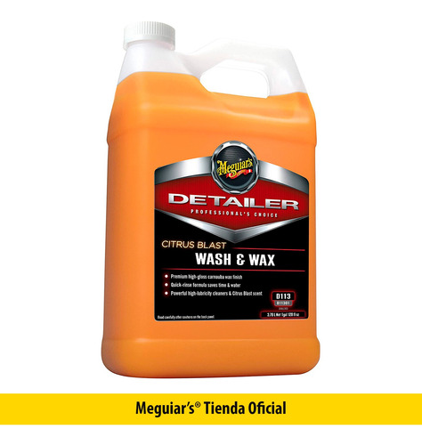 Shampoo Con Cera Para Autos Meguiars Citrus Blast Wash & Wax