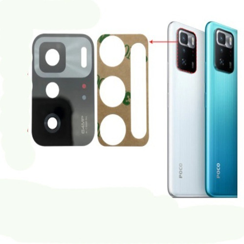 Repuesto Luna Lente Vidrio Camara Xiaomi Poco X3 Gt +adhesiv