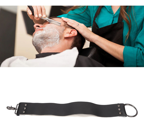 M Cuchilla De Barbero De Doble Capa Con Correa Recta Para