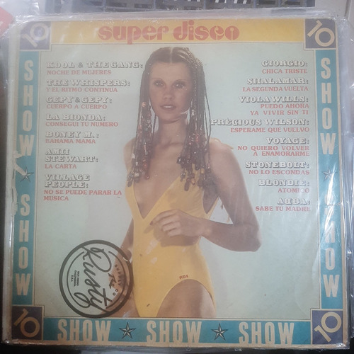 Vinilo Super Disco Show 10 Cp3