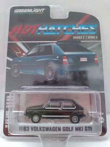 Golf Mk1 Gti 1983 Volkswagen Escala 1 64 Greenlight 