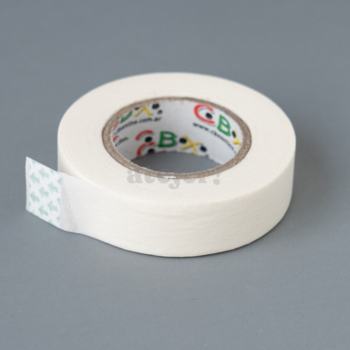 Imagen 4 de 4 de Cinta De Papel Enmascarar - Marca Cbx De 18mm X 20 Metros