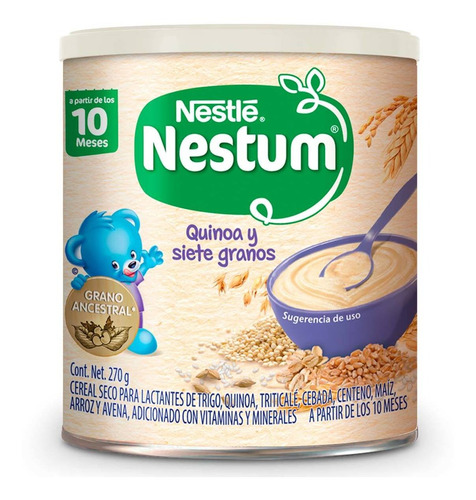 Cereal Nestum Etapa 3 Quinoa Y 7 Granos 270g