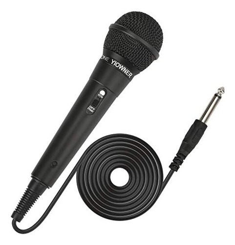 Yiowner Micrófono Con Cable, Micrófono De Karaoke, Micrófono