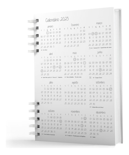 Caderno De Controle Financeiro - Capa Dura - Floral Azul