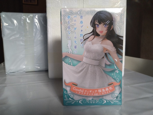 Sakurajima Mai Coreful Figure Clear Dress Ver. White (taito)