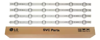 Kit 4 Barras Led LG 49uj6525 49uj6565 Nova Original