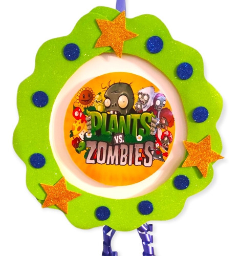 Piñata Plants Vs Zombies Para Cumpleaños
