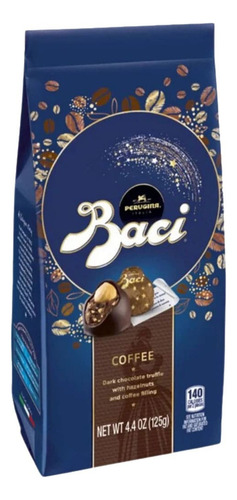 Bombones Italianos Chocolate Baci Bag Dark Coffee 125g