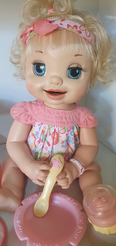 Baby Alive Hora Do Troninho Lindíssima Em Português. (Usado)