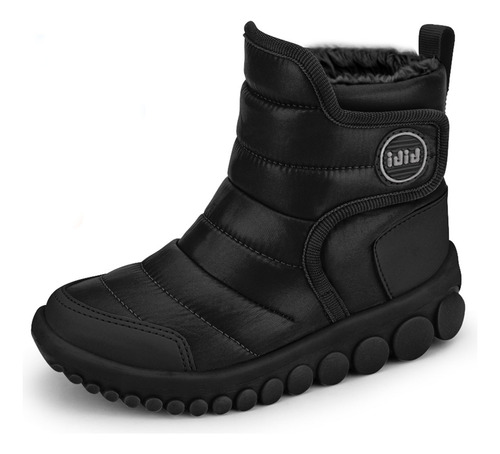 Botas Con Piel De Peluche Roller 2.0 Negro Niño Bibi