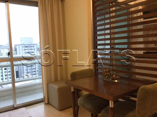 Imagem 5 de 15 de Flat Fora Do Pool, 1 Dorm E 1 Escritório, Nos Jardins, Com Fácil Acesso A Paulista - Sf33977