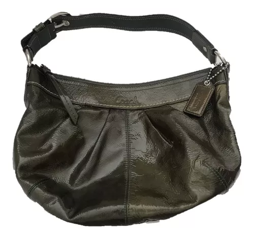 Bolsa Coach Original Para Mujer Hobo Bag Charol Verde