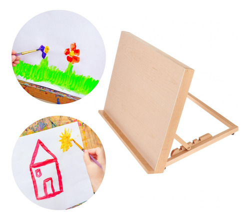 ` Cavalete De Mesa Para Desenho, Placa De Desenho Ajustável,