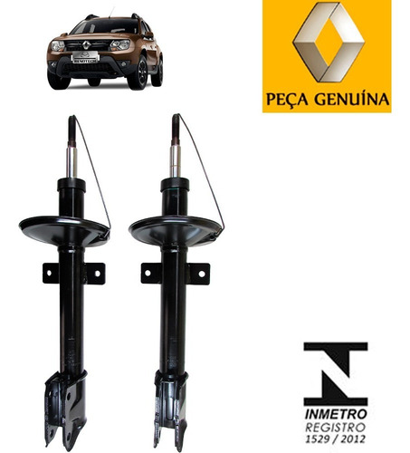 Kit De 2 Amortecedores Traseiros Duster 4x4 2015 Em Diante