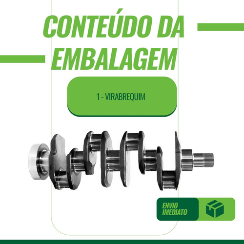 Virabrequim Motor Perkins Maxion 4236 S4 Q20b 4 Cilindros