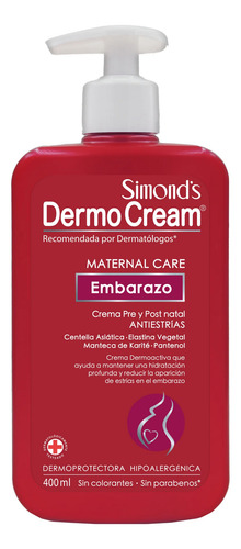 Crema Simond's Embarazo Pre Y Post Natal, 400 Ml (2 Unid.)