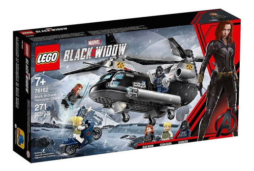 Lego Persecución En Helicóptero De Viuda Negra Marvel 76162