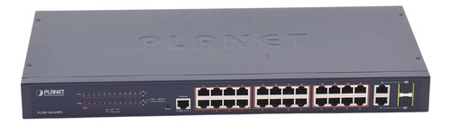 Switch Administrable De 24 Puertos 10/100tx Poe+ Y 2 Tp/sfp