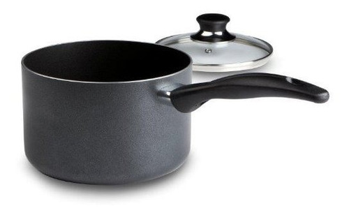 Olla T-fal A85724 Antiadherente C/tapa De Vidrio 3 Qt Gris