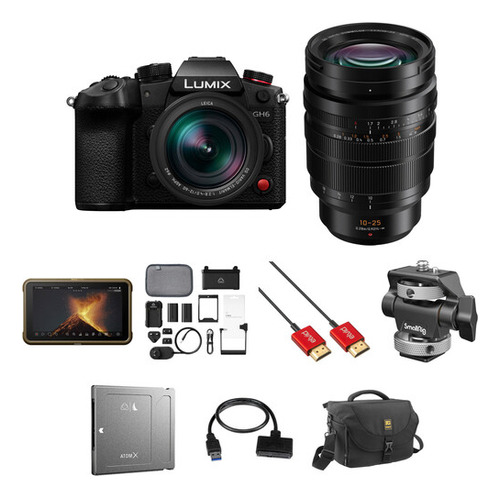 Kit Panasonic Lumix Gh6 Con Lentes 12-60mm 10-25mm Y Grabac