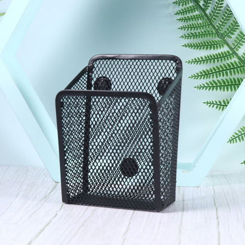 Cubo De Almacenamiento Magnético Cuadrado Para Bolígrafos