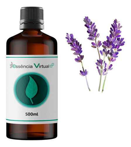 Essência Lavanda Francesa 500 Ml Óleo - Essência Virtual