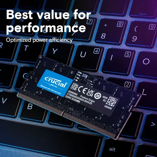 Kit Ram Crucial De 32 Gb (2 X 16 Gb) Notebook Ddr5 4800 Mhz