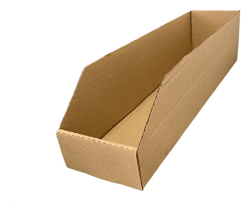 Imagem 4 de 5 de Kit 10 Caixas Papelão Gondola Organizadora Estoque 60x15x15
