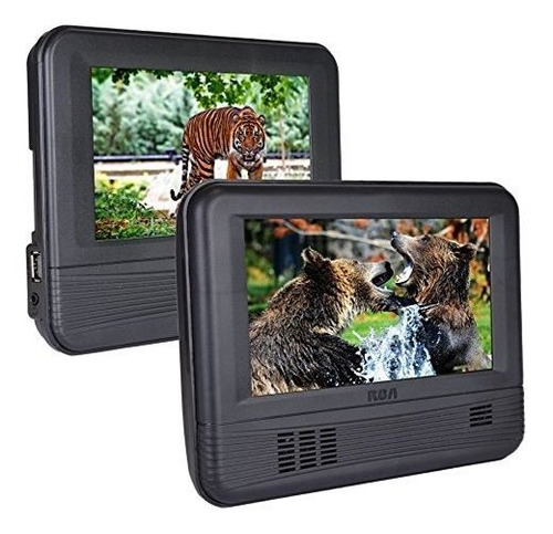 Imagen 3 de 5 de Sistema De Dvd Movil Rca De 7 Pantallas Con Pantallas Duale