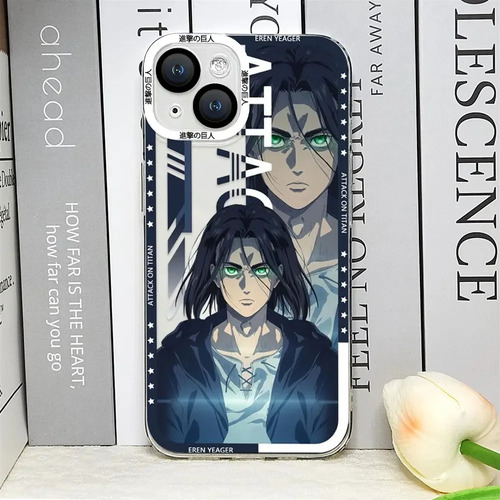 Funda De Teléfono Anime Attack On Titan Para iPhone 11, 12,