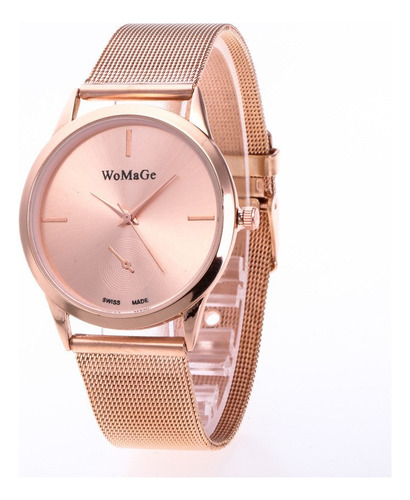 Reloj De Moda Con Correa De Acero Inoxidable, Estilo Empresa
