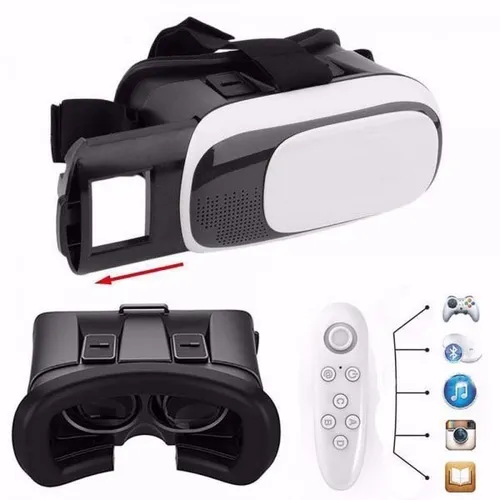 Kit Gafas 3d Realidad Virtual + Control Y Envio Gratis