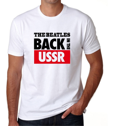 Polera The Beatles -  Back In The Ussr