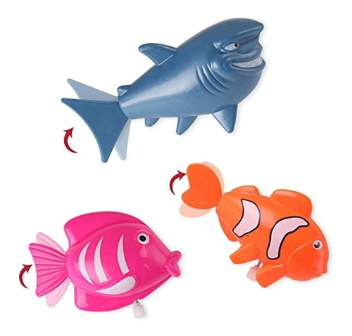 Liberty Imports Conjunto De 6 Juguetes De Agua Wind Animal P