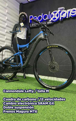 Bicicleta  Cannondale Scalpel Lefty Talla M Camb Electrónico
