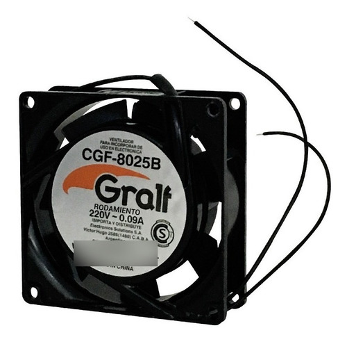 Imagen 3 de 6 de Turbina Cooler Gralf Ac 220v 3 Pulgadas 80x25 Mm Ruleman