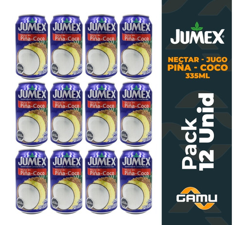 Jugos Jumex - 335ml - 12 Latas - Elige Tu Sabor