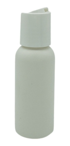 Botella Polietileno Blanca 60ml Con Tapa Disktop (50 Pzas)