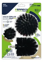 Comprar Set Cepillos Multiusos Limpieza Profunda Dureza Fuerte Con Adaptación A Taladro. Para Alfombras, Muebles, Carros, Auto, Rines, Parrillas, Baños Marca Ferreco Basics
