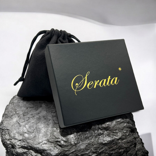 Pulsera Mujer Brazalete Serpiente Cuero Zirconia Caja Serata Negro 6 Cm 20 Cm