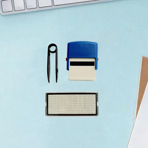 Selete De Sello Impresión De Sello Compacta 14 Mmx38mm Azul