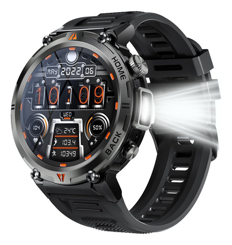 Military Smart Watch For Men Tactical Rugged Smart Watch Wi.