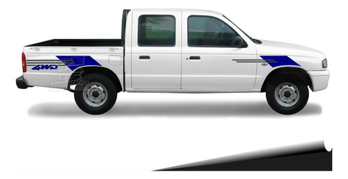 Calco Mazda B2900 Doble Cabina Juego Completo